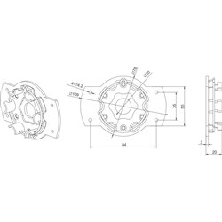 A3439 for star head obstacle detection motor only
