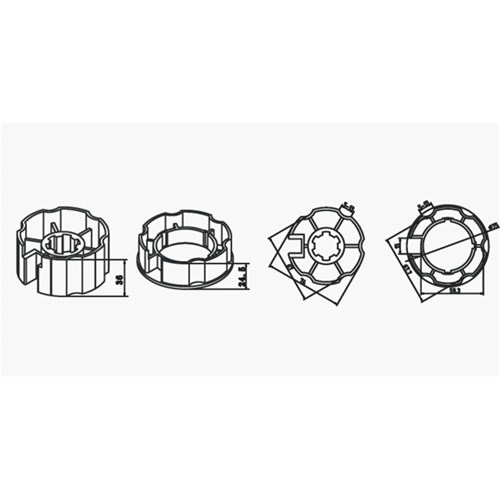 A2409 78mm Gal / 80mm Ziptrak